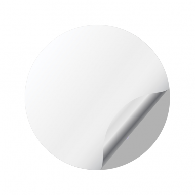 Audius Crypto Silicone Stickers Audio Black