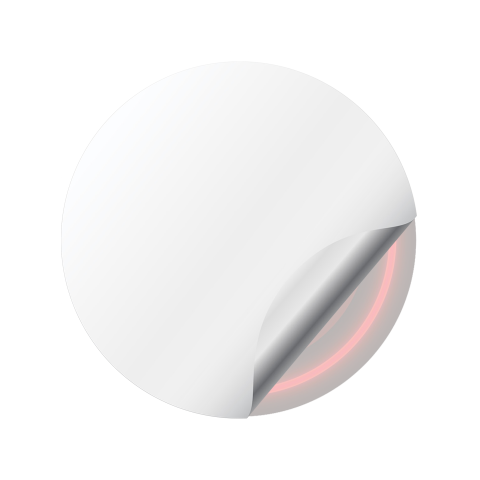Avalanche Avax Domed Stickers Crypto Deep Red