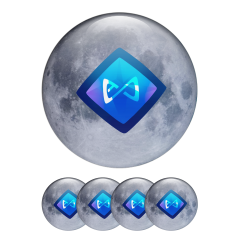 Axie Infinity AXS Crypto Currencies Stickers Silicone Multicolor