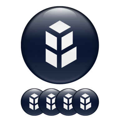 Bancor BNT Crypto Currencies Stickers Silicone Navy Blue