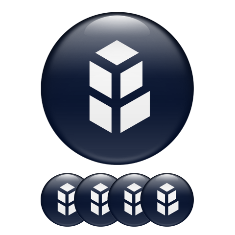 Bancor BNT Crypto Currencies Stickers Silicone Navy Blue
