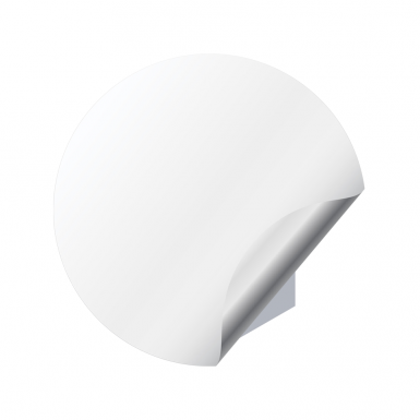 Bancor Silicone Stickers BNT Crypto White
