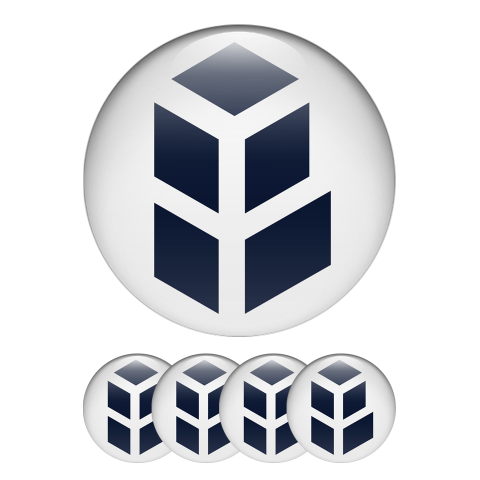 Bancor Silicone Stickers BNT Crypto White