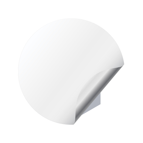Bancor Silicone Stickers BNT Crypto White