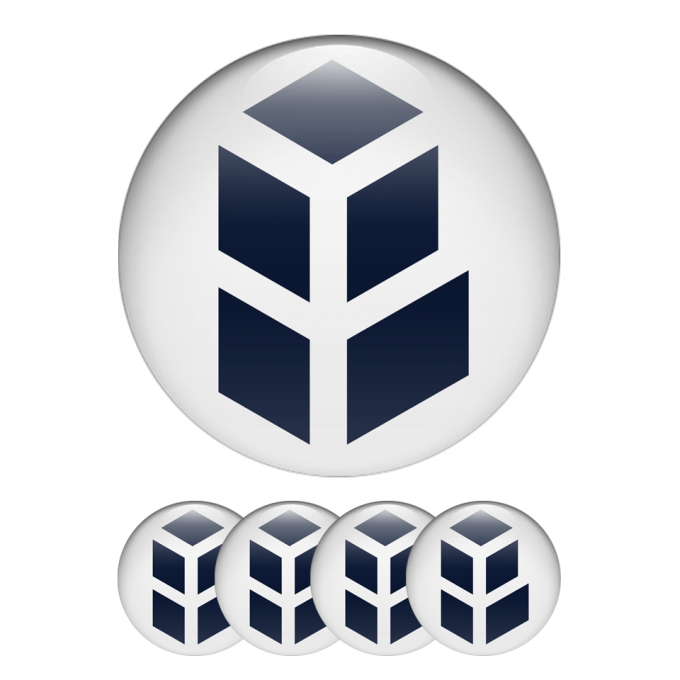 Bancor Silicone Stickers BNT Crypto White