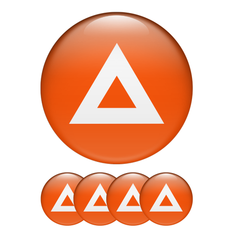 Basic Attention Token Crypto Currencies Stickers Silicone Orange