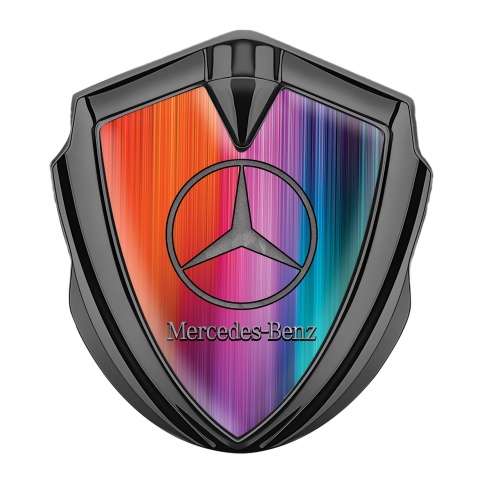 Mercedes Benz Self Adhesive Bodyside Emblem Graphite Color Explosion Design