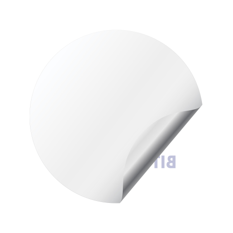 Bitcoin Gold Crypto Stickers Silicone White
