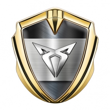 Seat Cupra Self Adhesive Bodyside Emblem Gold Steel Sheet Variant