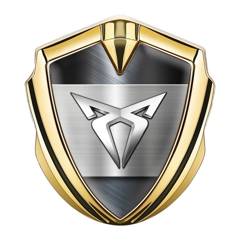 Seat Cupra Self Adhesive Bodyside Emblem Gold Steel Sheet Variant
