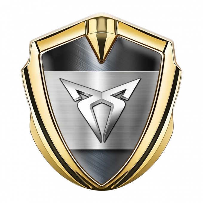 Seat Cupra Self Adhesive Bodyside Emblem Gold Steel Sheet Variant