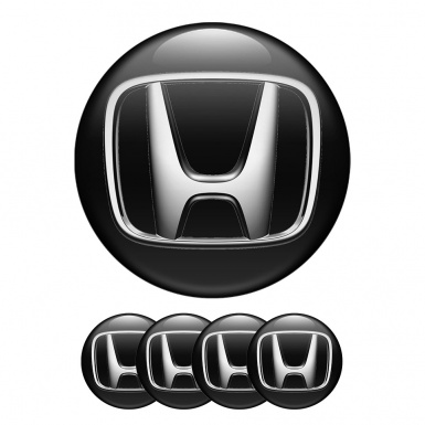 Honda  Silicone Stickers Center Hub Black Mamba 2