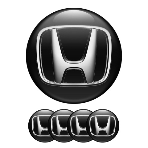Honda  Silicone Stickers Center Hub Black Mamba 2