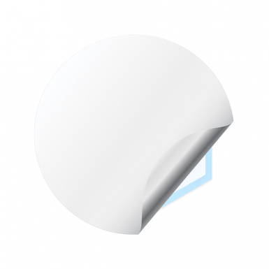 Crypto.com CRO Crypto Silicone 3D Stickers White
