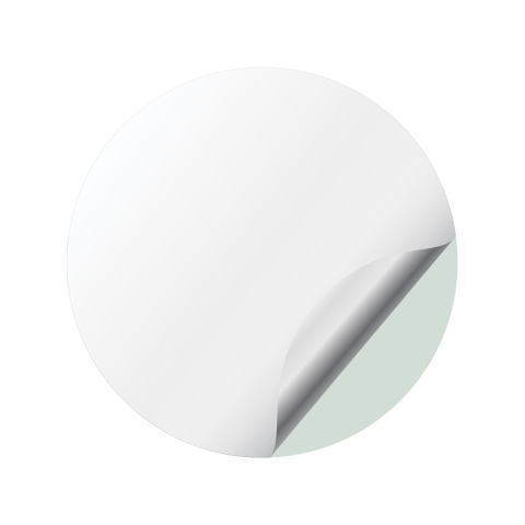 Ethereum ETH Classic Crypto Domed Stickers Flat Olive