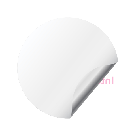 Internet Computer ICP Domed Stickers Crypto Currencies White