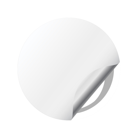 BitTorrent BTT Silicone Stickers Black White Logo Ring
