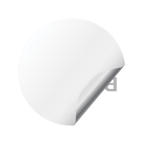 BitTorrent BTT Crypto Currencies Silicone Stickers White