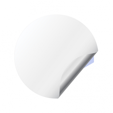 Chainlink Link Crypto Currencies 3D Silicone Stickers White