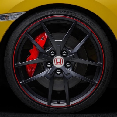 Honda  Center Hub Dome Stickers Light
