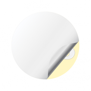 VW GTI Volkswagen Center Hub Dome Stickers Yellow