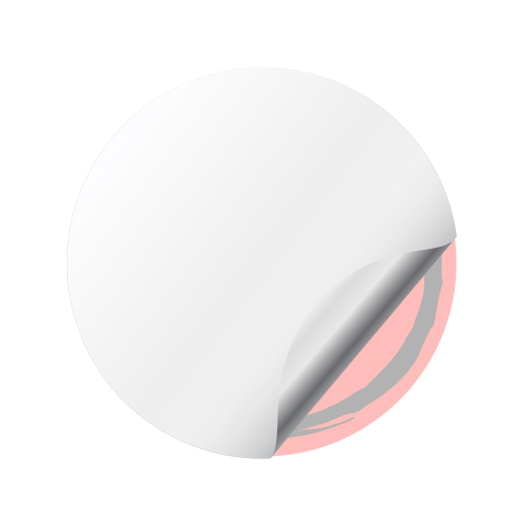 VW Volkswagen Domed Stickers Wheel Center Cap Red Brushed Style