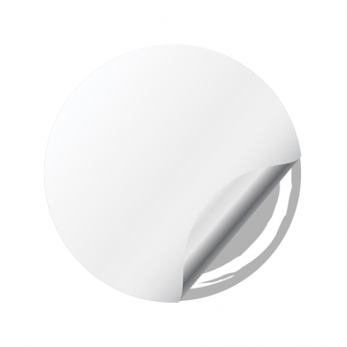 VW Silicone Stickers Center Cap Black Brushed Style