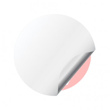 VW Domed Stickers Wheel Center Cap Red White New Style Logo