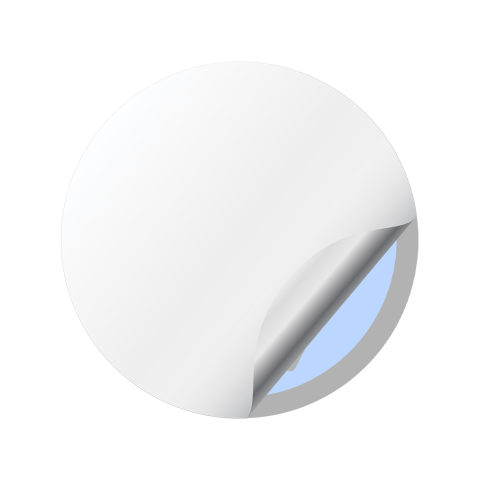 VW Wheel Center Caps Emblem 3D Blue Black New Style Logo