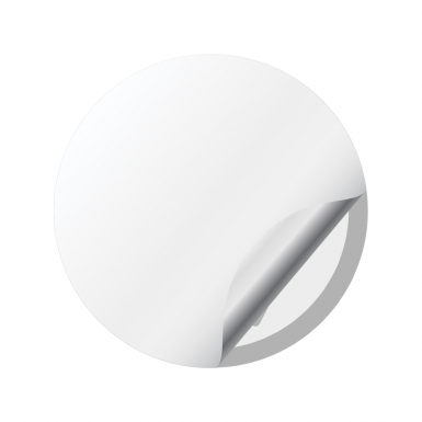 VW Dome Stickers Wheel Center Cap Grey Black New Style Logo