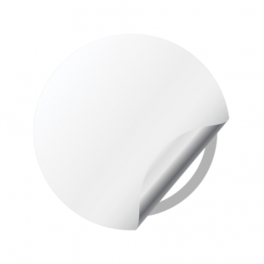 VW Silicone Stickers Center Cap White Black New Style Logo Ring