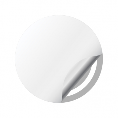 VW Silicone Stickers Center Cap Black White New Style Logo Ring