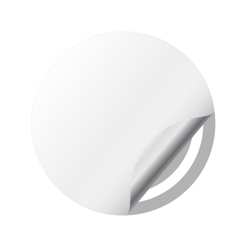 VW Silicone Stickers Center Cap Black White New Style Logo Ring