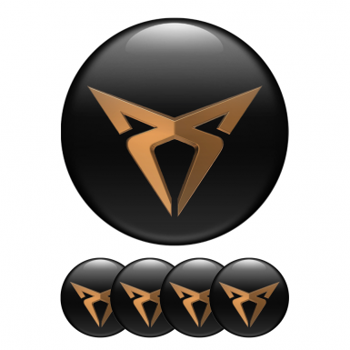 Seat Cupra Silicone Sticker Wheel Center Cap 3D