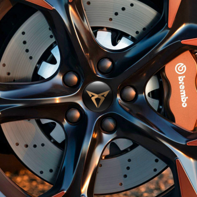 Seat Cupra Silicone Sticker Wheel Center Cap 3D