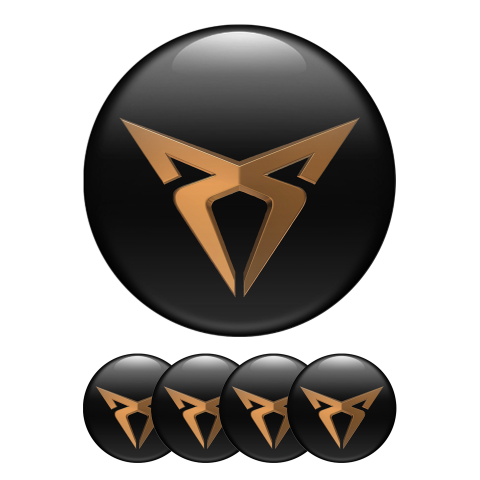 Seat Cupra Silicone Sticker Wheel Center Cap 3D