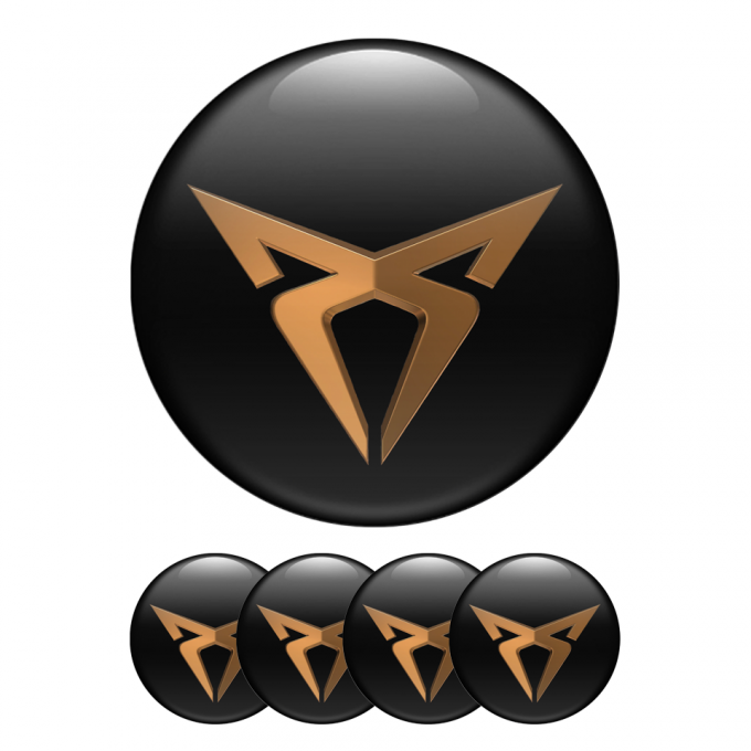 Seat Cupra Silicone Sticker Wheel Center Cap 3D