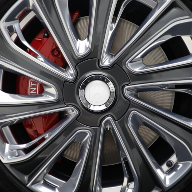 Bentley Center Hub Dome Stickers White 3D