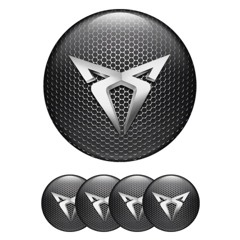 Seat Cupra Emblem for Wheel Center Caps Perforated Steel