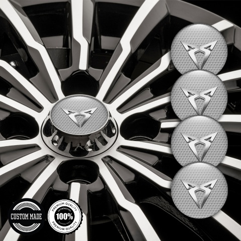 Seat Cupra Wheel Emblems Honey Comb Design