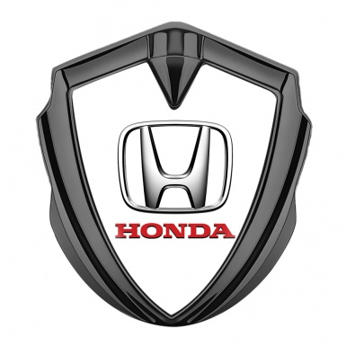 Honda Self Adhesive Bodyside Emblem Graphite White Pearl Classic Logo