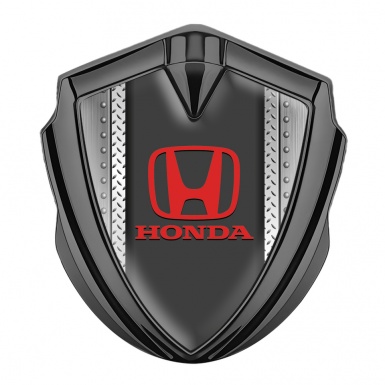 Honda Fender Metal Domed Emblem Graphite Industrial Elements Design