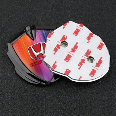 Honda Emblem Badge Self Adhesive Graphite Modern Gradient Edition