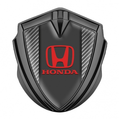 Honda Bodyside Emblem Badge Graphite Light Carbon Center Pilon