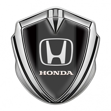 Honda Bodyside Badge Self Adhesive Silver Black White Logo Edition