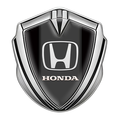 Honda Bodyside Badge Self Adhesive Silver Black White Logo Edition