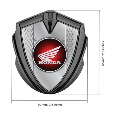 Honda Bodyside Emblem Self Adhesive Graphite Industrial Crimson Design