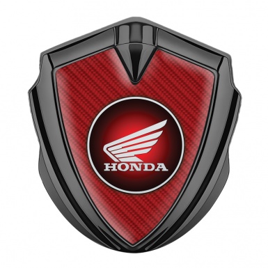 Honda Bodyside Emblem Badge Graphite Red Carbon Crimson Edition