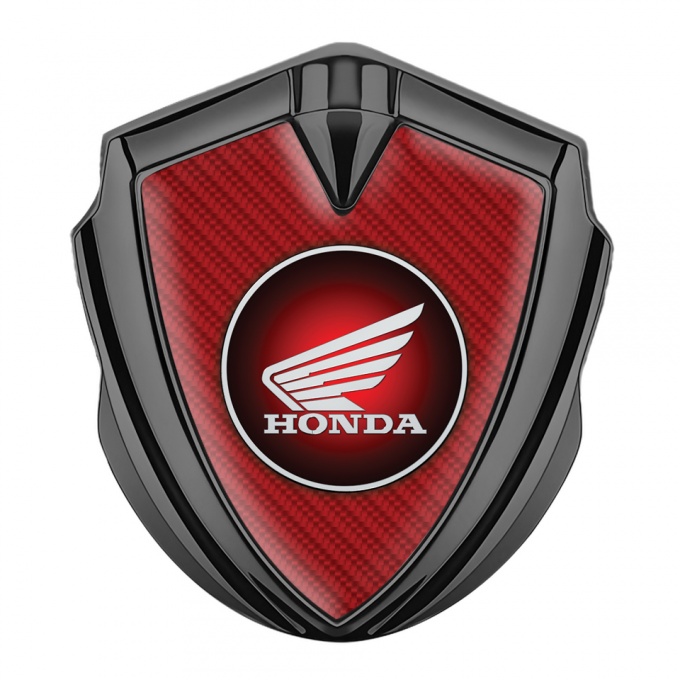 Honda Bodyside Emblem Badge Graphite Red Carbon Crimson Edition