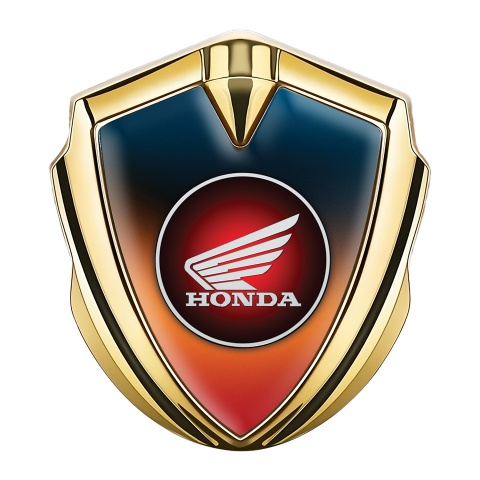 Holidays Bodyside Domed Emblem Gold Gradient Base Winged Edition